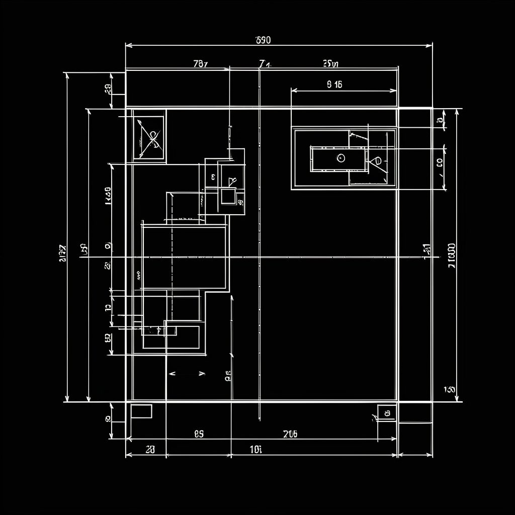 Research article metadata panel blueprint in slate blue and warm grey academic tones
